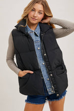 Load image into Gallery viewer, Denim Layered Puffer Vest
