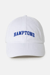 Hamptons Embroidery Cap