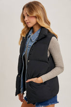 Load image into Gallery viewer, Denim Layered Puffer Vest
