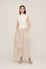 Load image into Gallery viewer, COTTON FLOUNCE SKIRT
