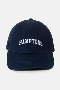 Hamptons Embroidery Cap