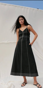 Eva Maxi Dress Natural or Black