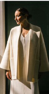 Swing Coat in Ivory